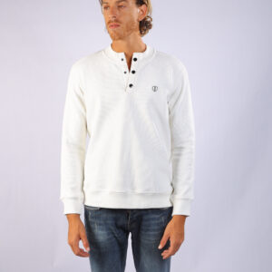 Buttoned Placket White