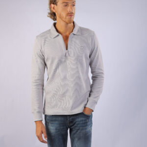 Half Zip Sweatshirt Grey