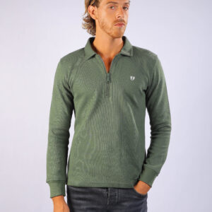 Half Zip Sweatshirt Olive green