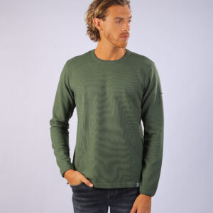 Basic Crew-Neck Olive Green