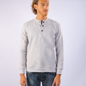 Buttoned Placket Grey