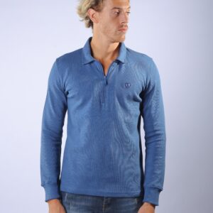 half-zip 77 sweater Blue
