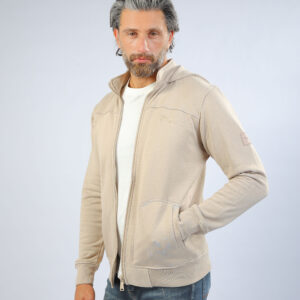 The Heritage Zipper Light Beige