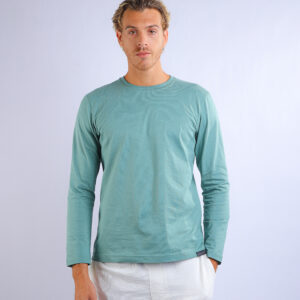 Long-Sleeved T-Shirts Blue-Green
