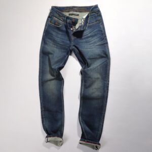 Regular Fit Denim Jeans - Rise Bleu Indigo