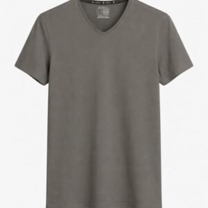 BASIC TEE V-NECK GREY