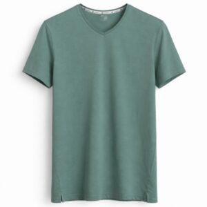BASIC TEE V-NECK TINT GREEN