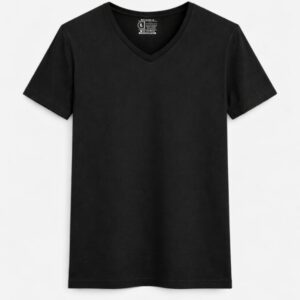 BASIC TEE V-NECK BLACK