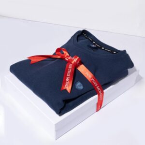 Functional Pocket Crewneck Navy Blue