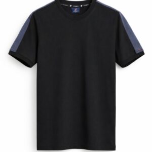 Structured Black T-Shirt