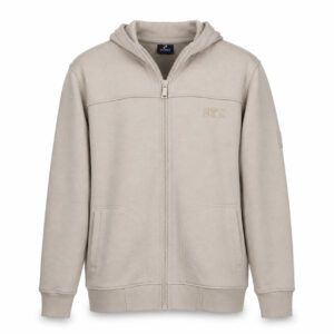 Studio X Full-Zip Hooded Jacket - Stone