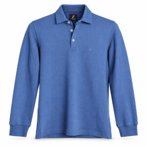 Studio X Long-Sleeve Classic Polo - Royal Blue
