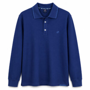 Studio X Long-Sleeve Classic Polo - Royal Blue