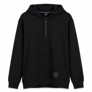 Studio X Half-Zip Hoodie – Black (TL1168)
