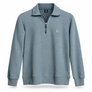 Studio X Quarter-Zip Sweatshirt - Blue Grey