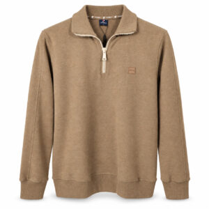 Studio X Quarter-Zip Sweatshirt - Camel