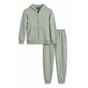 Studio X Sage Green Zip-Hoodie Tracksuit