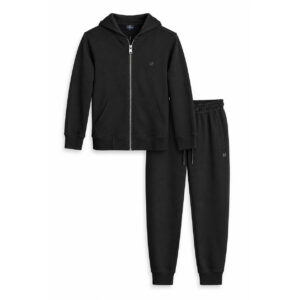 Studio X Black Zip-Hoodie Tracksuit