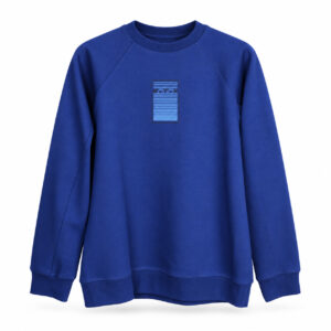Studio X Raglan Graphic Crewneck Sweatshirt - Royal Blue