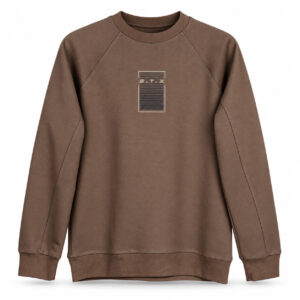 Studio X Raglan Graphic Crewneck Sweatshirt - Mocha Brown