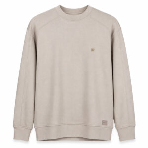 Studio X Minimal Raglan Crewneck Sweatshirt - Stone
