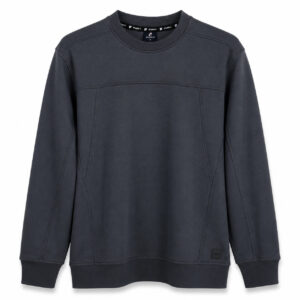 Studio X Panel-Seam Crewneck Sweatshirt - Charcoal Grey