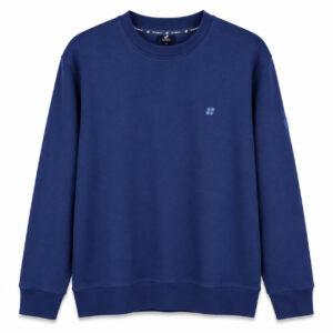 Studio X Geometric Back-Print Crewneck Sweatshirt - Royal Blue