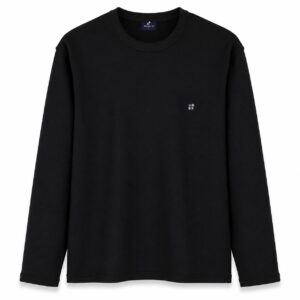 Studio X Minimal Long-Sleeve Sweatshirt - Black
