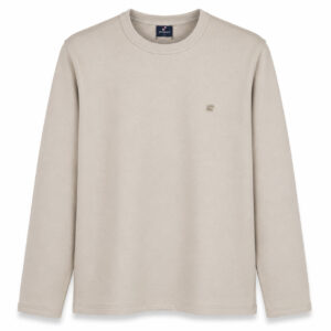 Studio X Minimal Long-Sleeve Sweatshirt - Stone