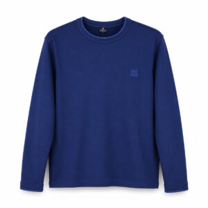 Studio X Washed Long-Sleeve Sweatshirt - Washed Royal Blue