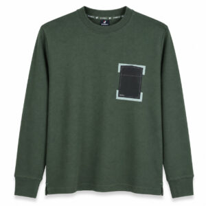 Studio X Framed Graphic Crewneck Sweatshirt - Forest Green