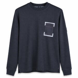 Studio X Framed Graphic Crewneck Sweatshirt - Charcoal Navy