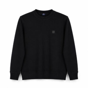 Studio X Washed Minimal Crewneck Sweatshirt - Washed Black