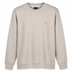 Studio X Minimal Crewneck Sweatshirt - Stone