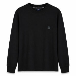 Studio X Relaxed Long-Sleeve Sweatshirt - Black