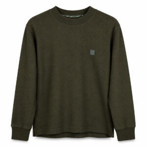 Studio X Relaxed Long-Sleeve Sweatshirt - Dark Olive