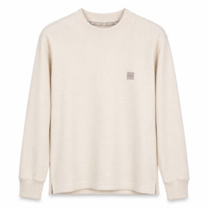 Studio X Relaxed Long-Sleeve Sweatshirt - Cream