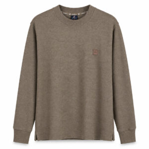 Studio X Relaxed Long-Sleeve Sweatshirt - Taupe