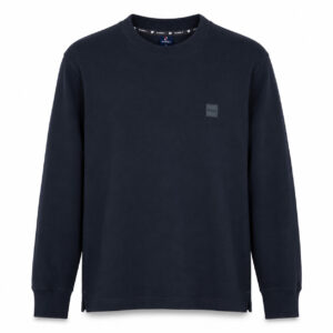 Studio X Relaxed Long-Sleeve Sweatshirt - Charcoal Navy