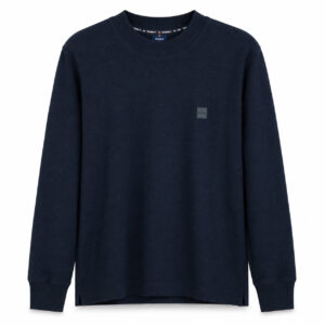 Studio X Relaxed Long-Sleeve Sweatshirt - Navy