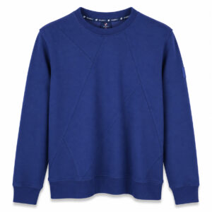 Studio X Geometric-Seam Crewneck Sweatshirt - Royal Blue